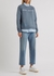 The Sweatshirt blue logo cotton top - Marc Jacobs (The)