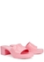 Plastique 50 pink rubber mules - Gucci