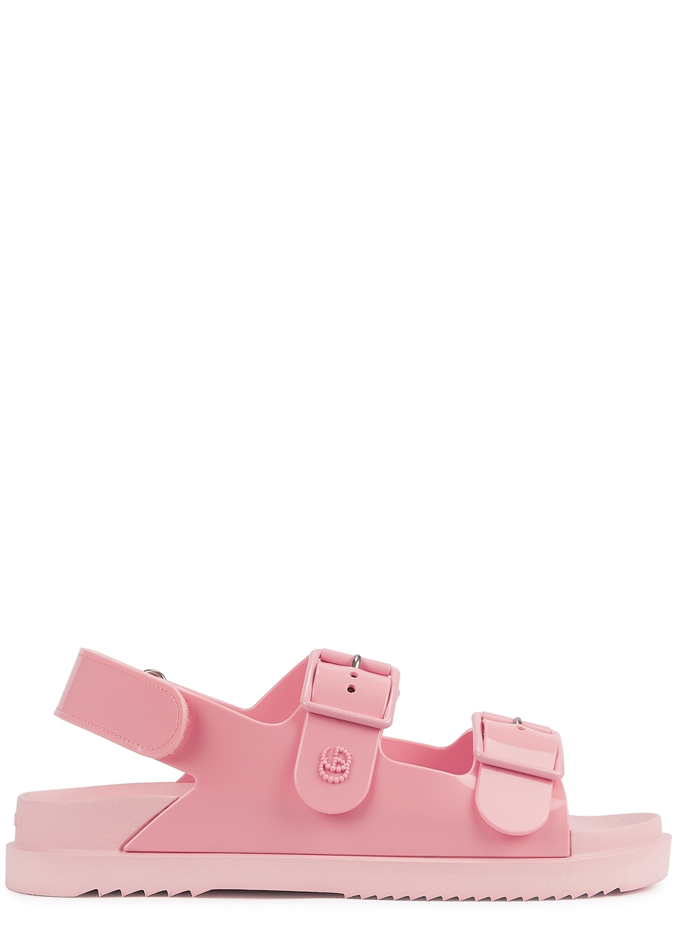 Gucci Isla pink rubber sandals - Harvey Nichols