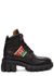 Romance black leather ankle boots - Gucci