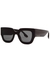 Black square-frame sunglasses - Victoria Beckham