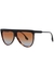 Brown D-frame sunglasses - Victoria Beckham