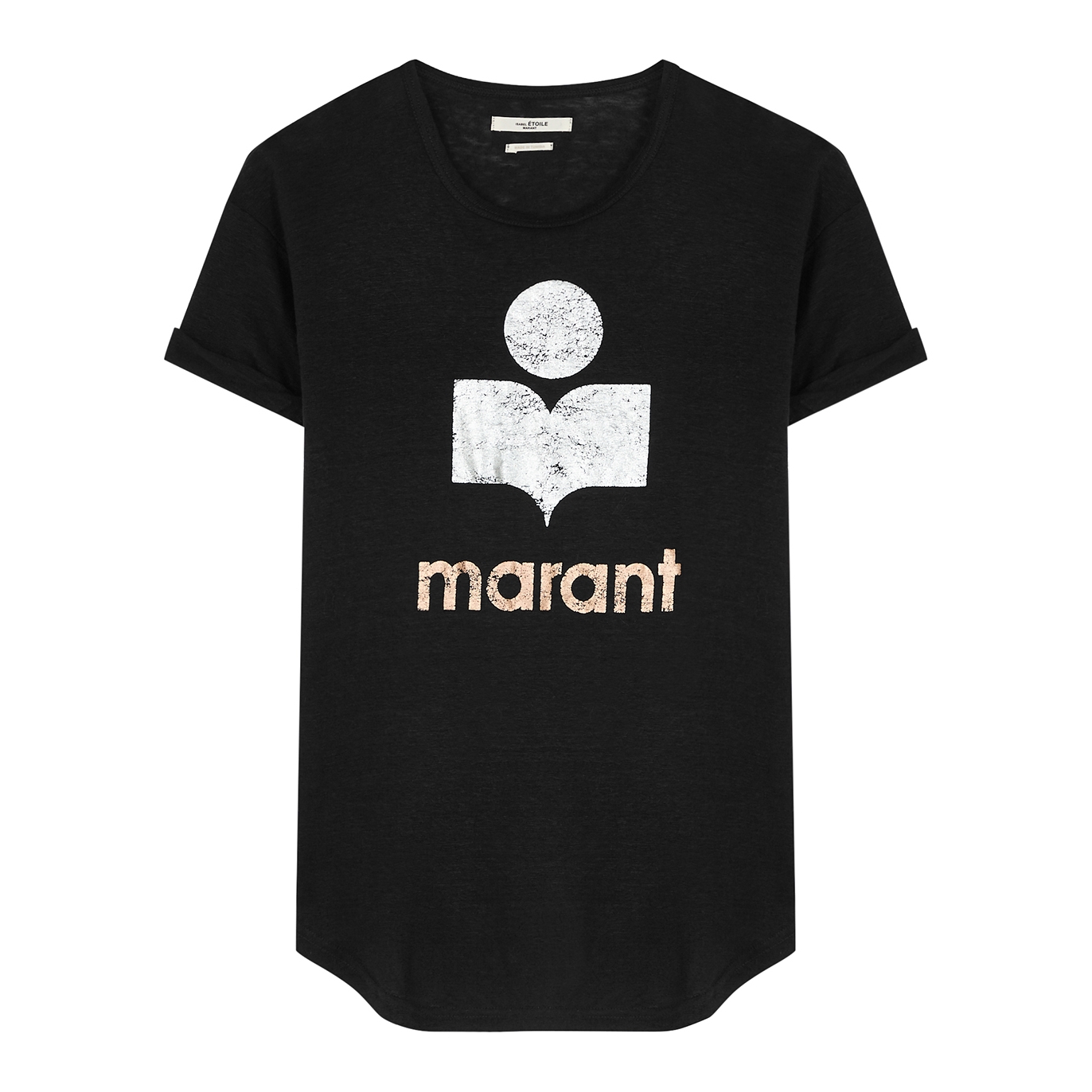 Isabel Marant étoile Koldi Logo-print Linen T-shirt