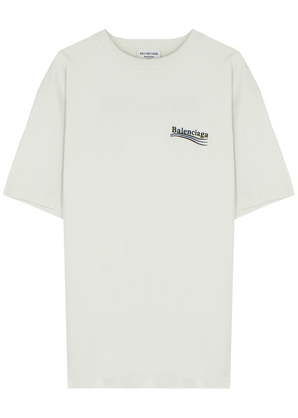 Balenciaga Logoembroidered Tshirt  Mens Clothing  Vitkac