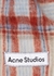 Vally tartan alpaca-blend scarf - Acne Studios