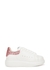 KIDS Oversized white glittered leather sneakers - Alexander McQueen