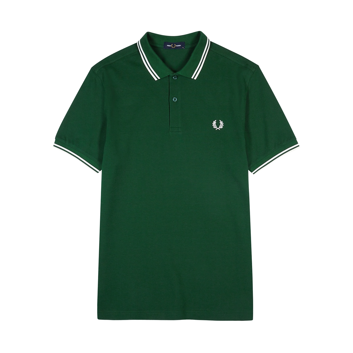 Fred Perry M3600 Dark Green PiquÃ© Cotton Polo Shirt - S