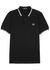 M3600 black piqué cotton polo shirt - Fred Perry