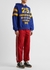Red striped cotton trousers - Gucci