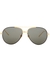 22kt gold-plated aviator-style sunglasses - Linda Farrow Luxe
