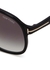 Raoul black aviator-style sunglasses - Tom Ford