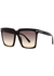 Sabrina black square-frame sunglasses - Tom Ford