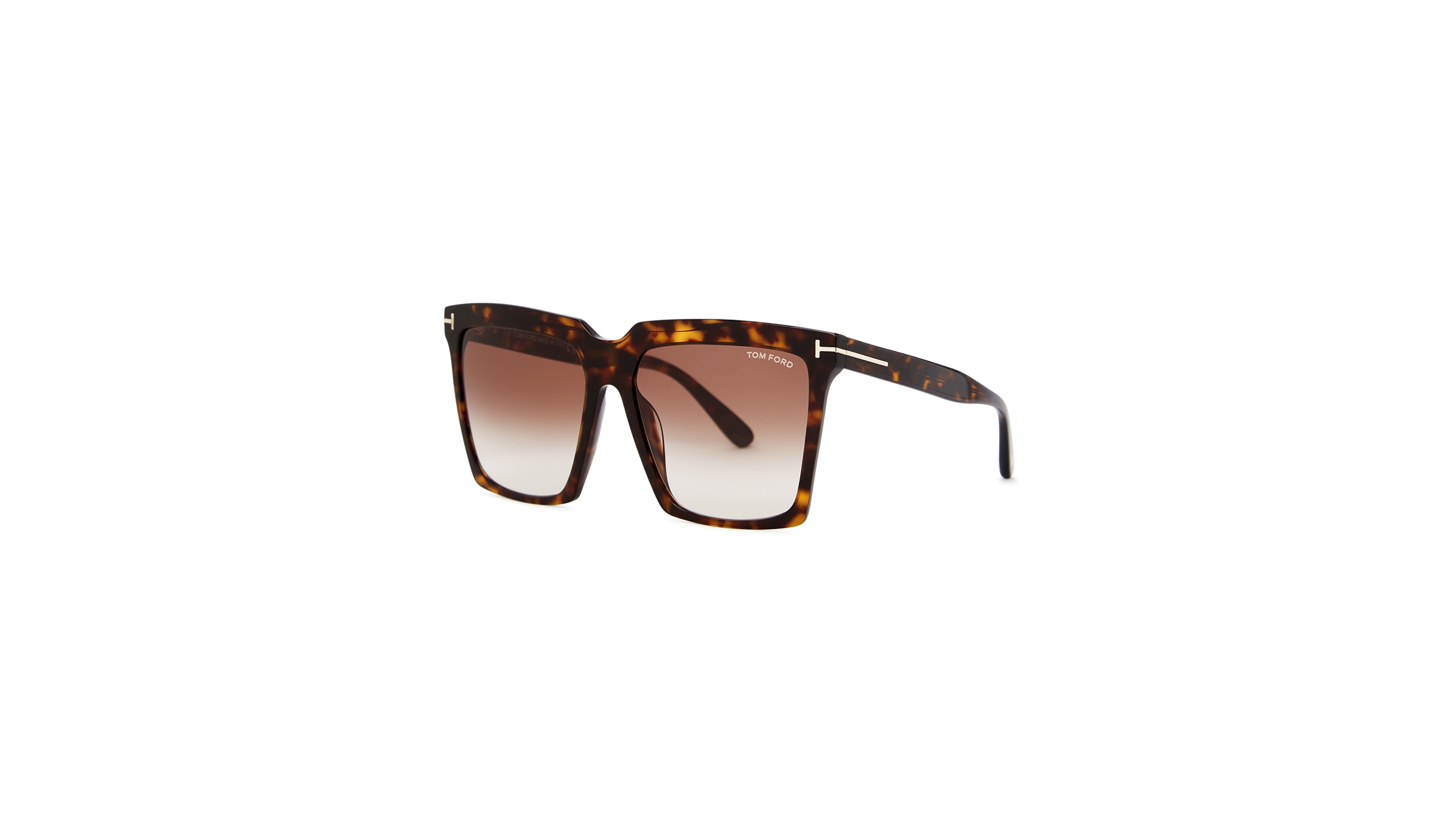 Tom Ford Sabrina tortoiseshell square-frame sunglasses - Harvey Nichols