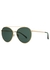 Yoyo 12kt gold-plated aviator-style sunglasses - FOR ART'S SAKE