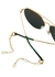 Yoyo 12kt gold-plated aviator-style sunglasses - FOR ART'S SAKE