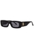 X The Attico Mini Marfa rectangle-frame sunglasses - Linda Farrow Luxe