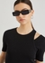X The Attico Mini Marfa rectangle-frame sunglasses - Linda Farrow Luxe