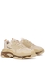 Triple S sand mesh and leather sneakers - Balenciaga