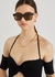 Tortoiseshell wayfarer-style sunglasses - Bottega Veneta