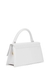 Le Chiquito Long white leather top handle bag - Jacquemus