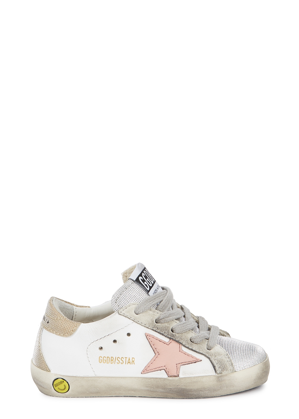 Superstar glittered leather sneakers (IT23-IT27)