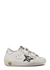 KIDS Old School white distressed leather sneakers (IT20-IT27) - Golden Goose