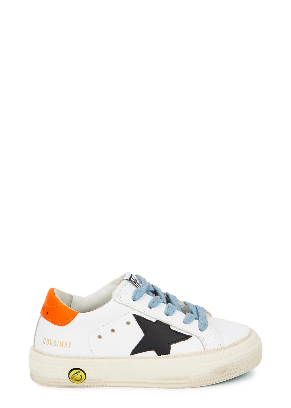 May white leather sneakers