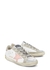 Superstar glittered leather sneakers (IT28-IT35) - Golden Goose