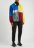 Panelled half-zip cotton-blend sweatshirt - Dolce & Gabbana