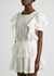 Stella white panelled cotton mini dress - LoveShackFancy