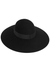 Blanche black felt wide-brim hat - Maison Michel Paris