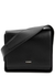 Sling medium black leather shoulder bag - Jil Sander