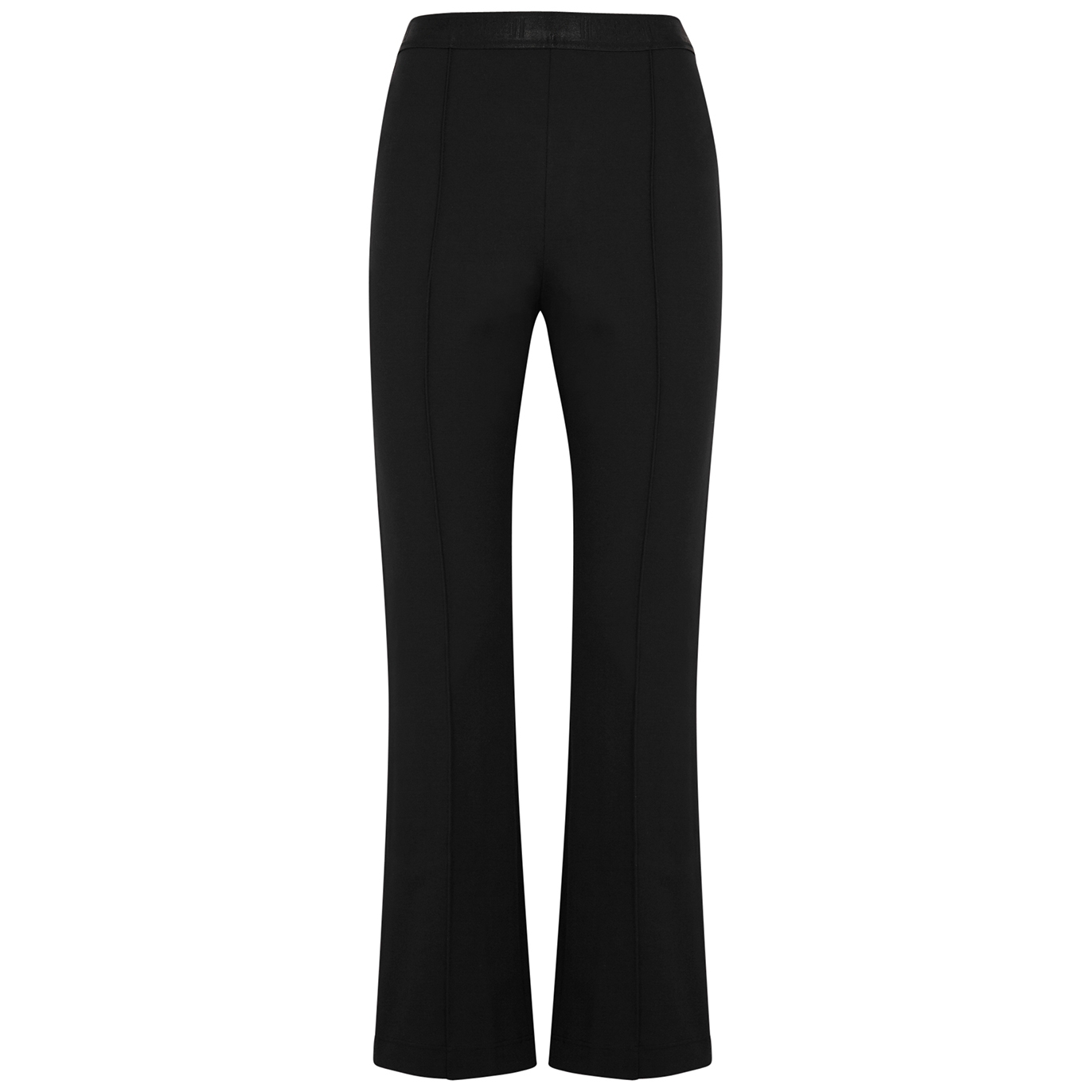 Shop Wolford Grazia Kick-flare Trousers In Black