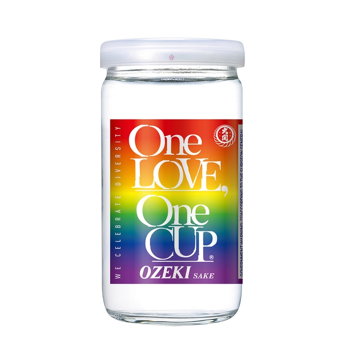 Ozeki Sake One Love, One Cup Rainbow Edition Sake 180ml