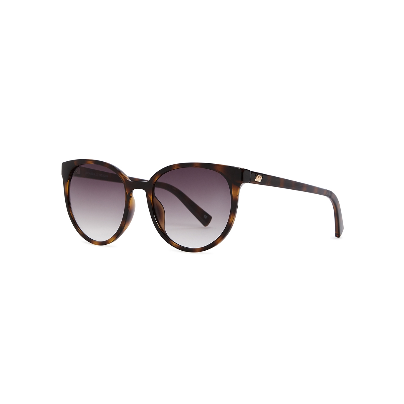 Le Specs Armada Tortoiseshell D-frame Sunglasses, Sunglasses, Brown