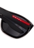 Matte black wrap-around sunglasses - Prada Linea Rossa