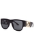 Black square-frame sunglasses - Versace