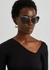 Black oval-frame sunglasses - Dolce & Gabbana