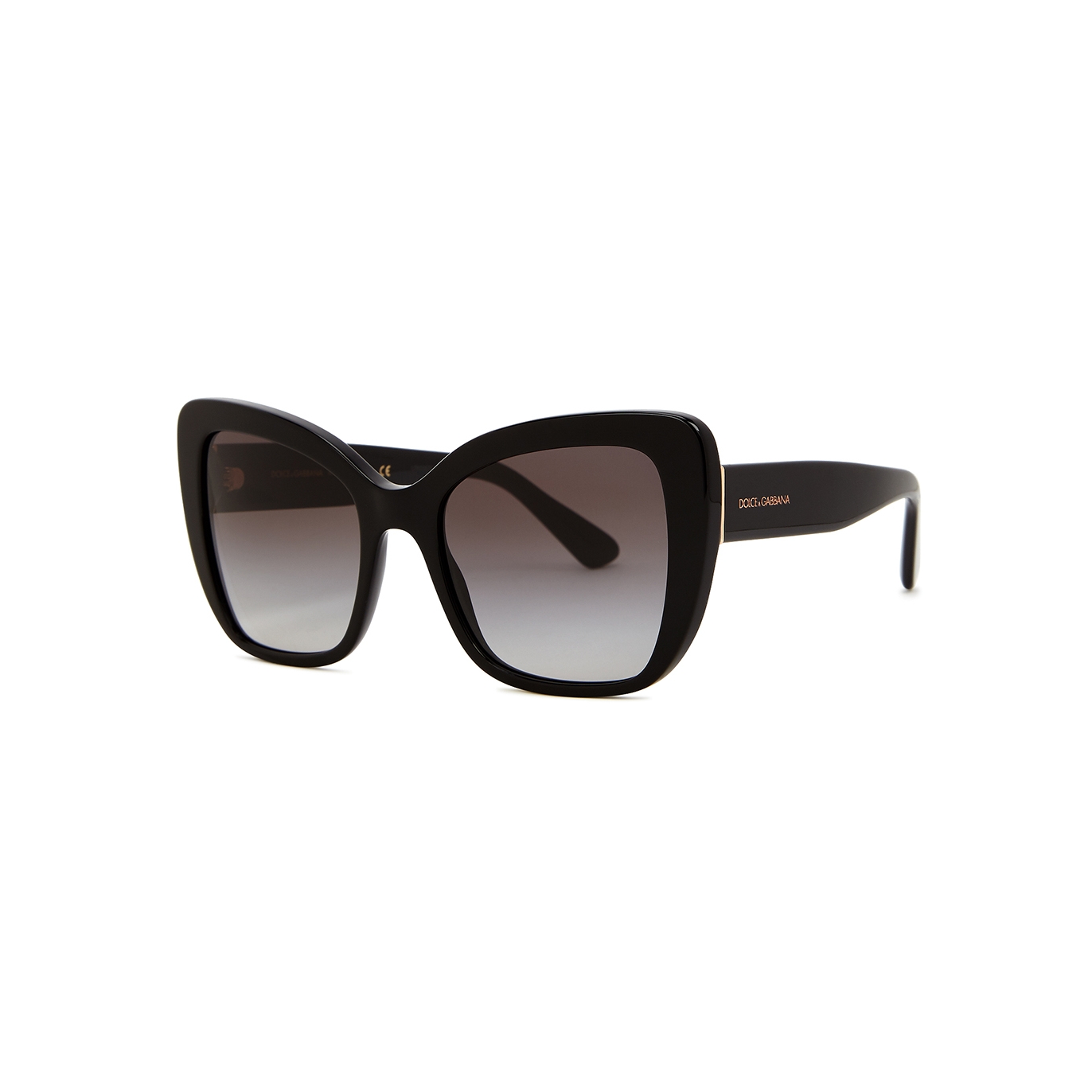 Dolce & Gabbana Black Cat-eye Sunglasses