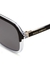 Two-tone polarised aviator-style sunglasses - Dolce & Gabbana