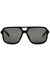 Angel black polarised aviator-style sunglasses - Dolce & Gabbana