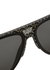 Matte black aviator-style sunglasses - Dolce & Gabbana