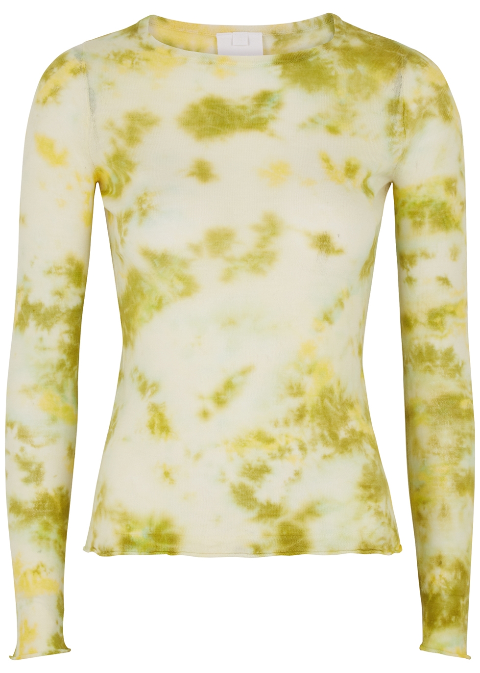 Angel Chen Tie-dyed wool top