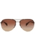 Brown aviator-style sunglasses - Prada Linea Rossa