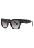 Valentino Garavani black square-frame sunglasses - Valentino