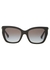 Valentino Garavani black square-frame sunglasses - Valentino