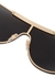 Black D-frame sunglasses - Versace