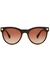 Tortoiseshell round-frame sunglasses - Versace