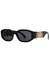 Black rectangle-frame sunglasses - Versace