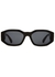 Black rectangle-frame sunglasses - Versace